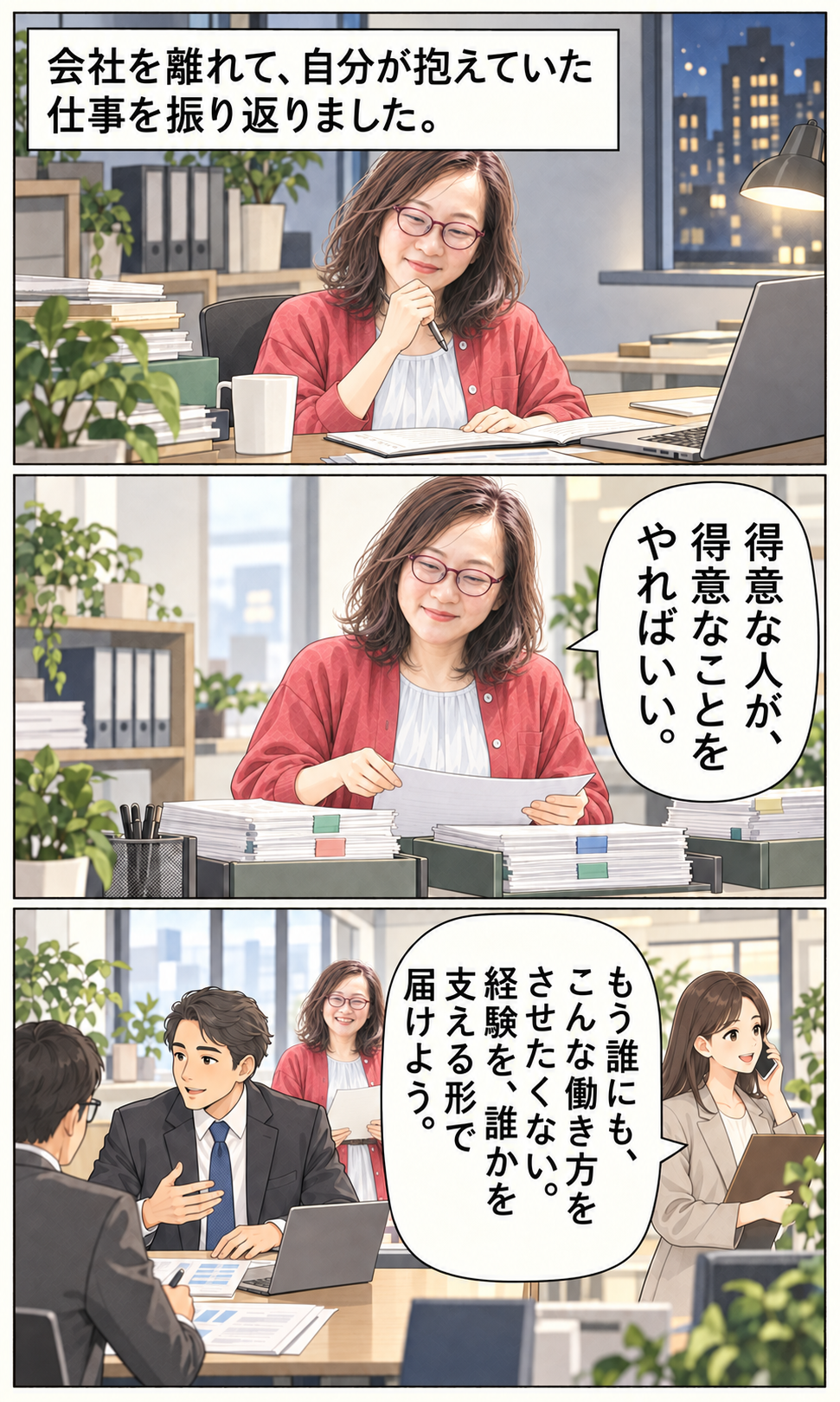 漫画6ページ目。寄り道を重ねてきた経験が一冊の本になった